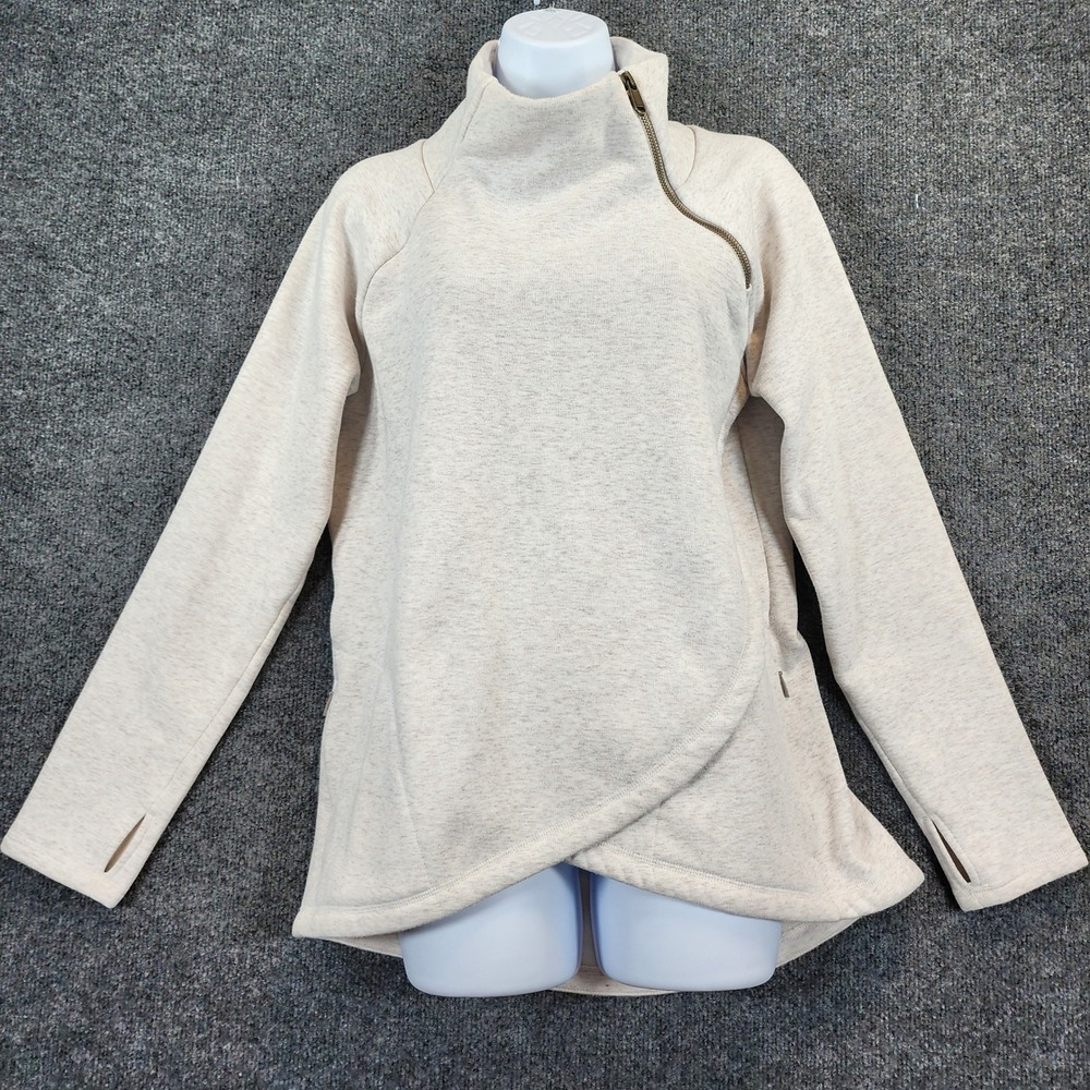 Athleta Cozy Karma Asym Pullover Women Minimalist‎ Athleisure Top Size M